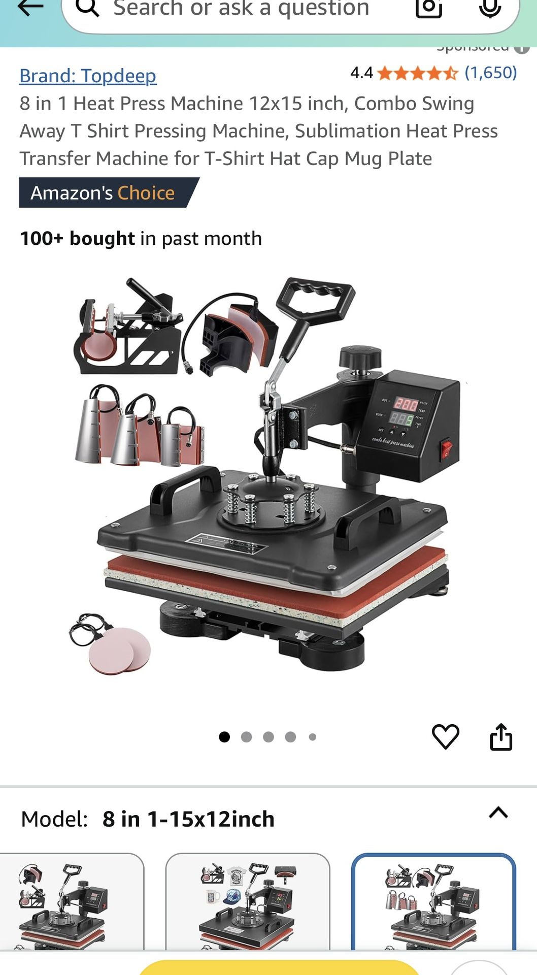 Heat Presser / Cut Press Hat Press All In One