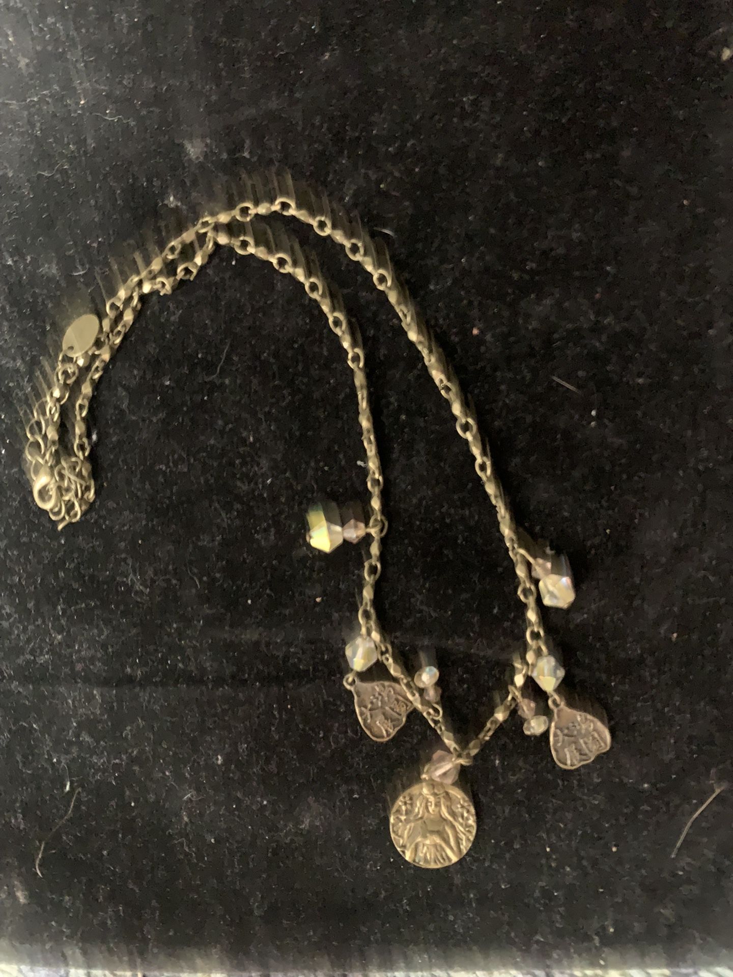 9 inch necklace with charms