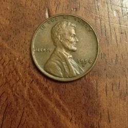 1954 D Penny In Good Condition 