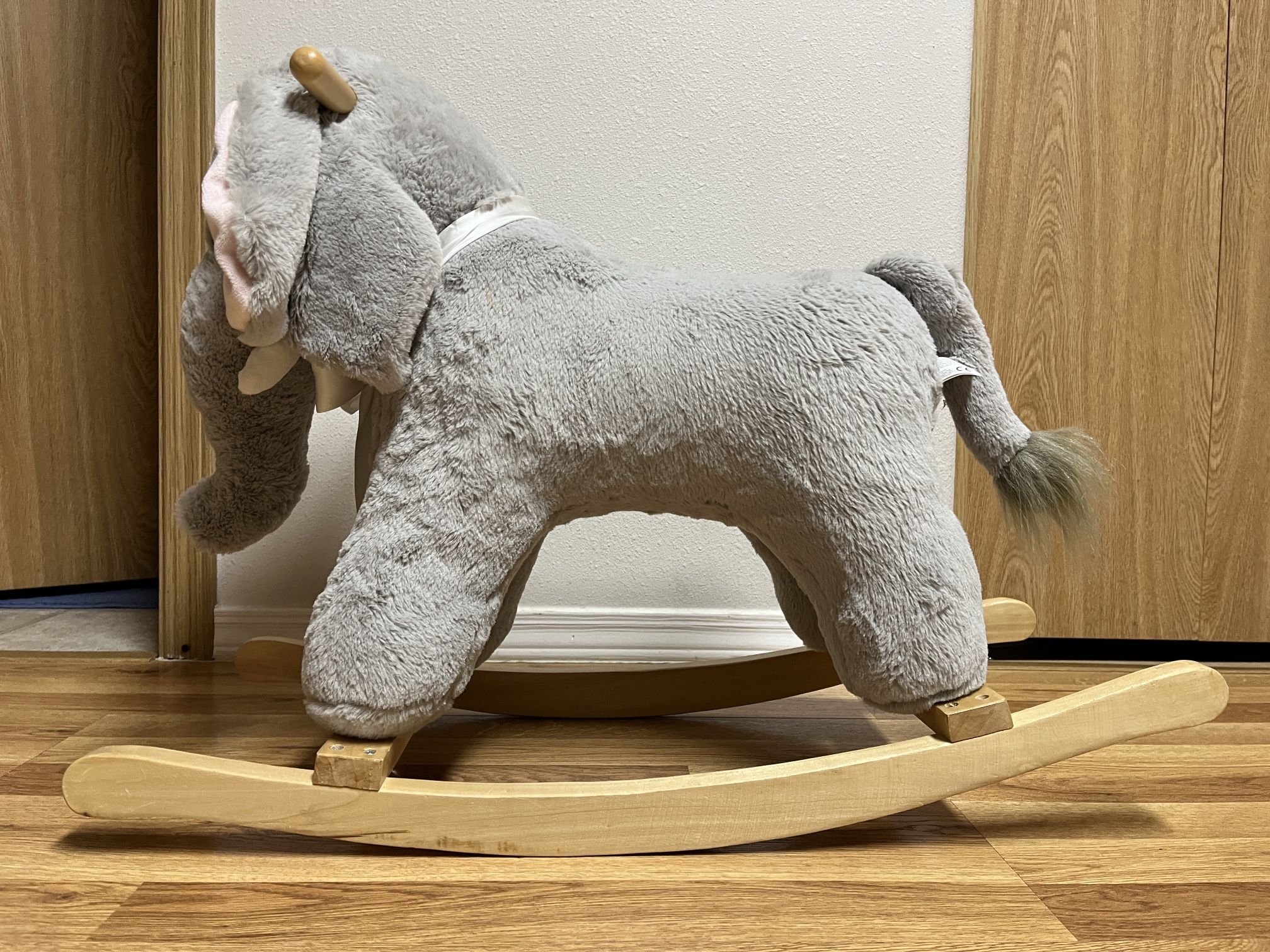 Adorable Elephant Plush Rocker – Soft & Sturdy!