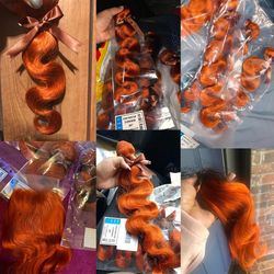 GINGER ORANGE BUNDLE DEALS WITH CLOSURE