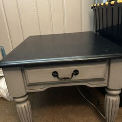 Solid Wood End Table