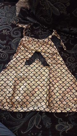 Rave Halter top gold scales