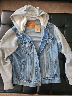 Levi's hooded denim jacket