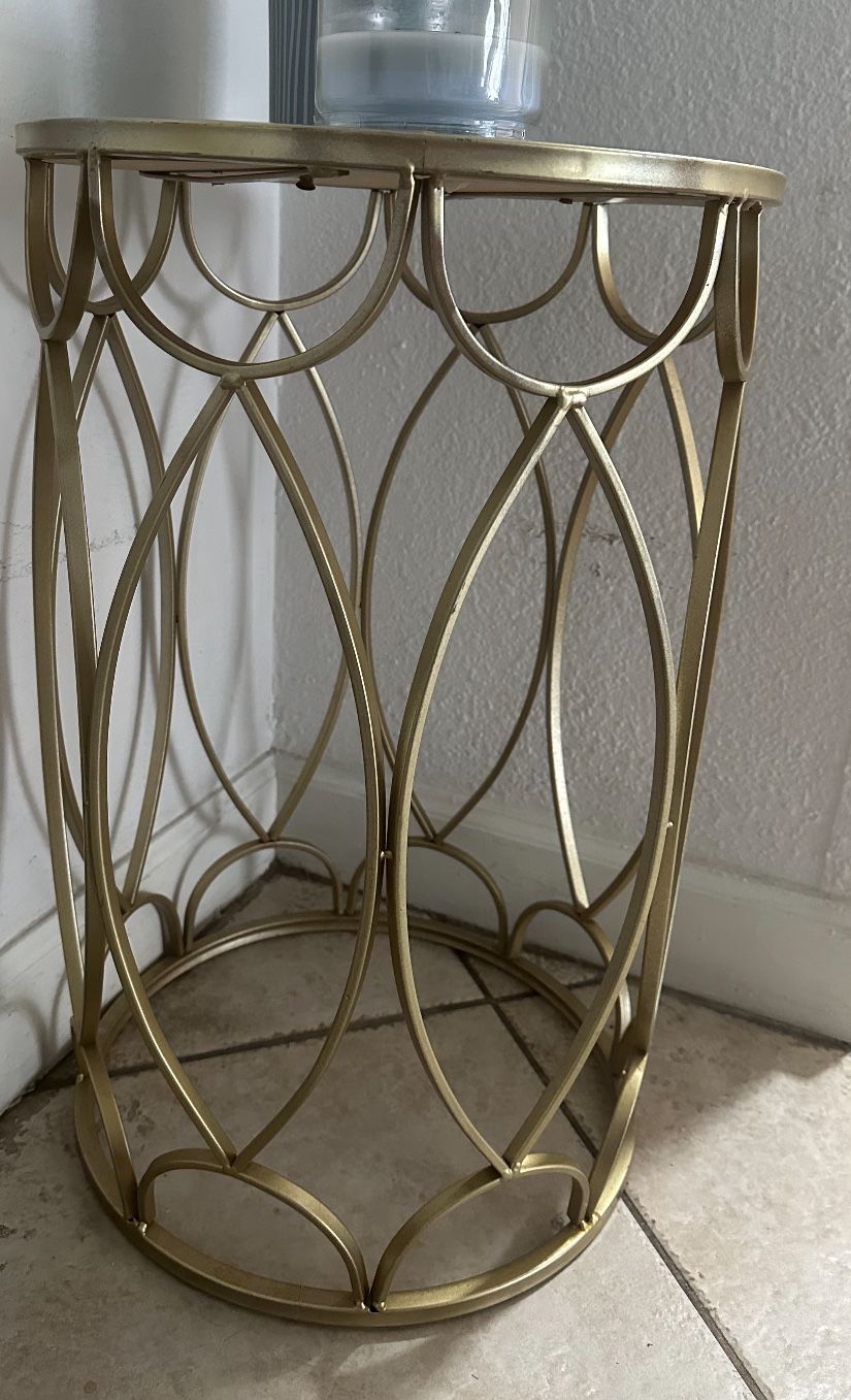 Small Gold Side table 