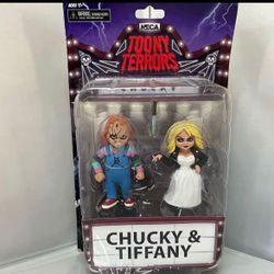 Neca TOONY TERRORS Chucky & Tiffany Action Figure