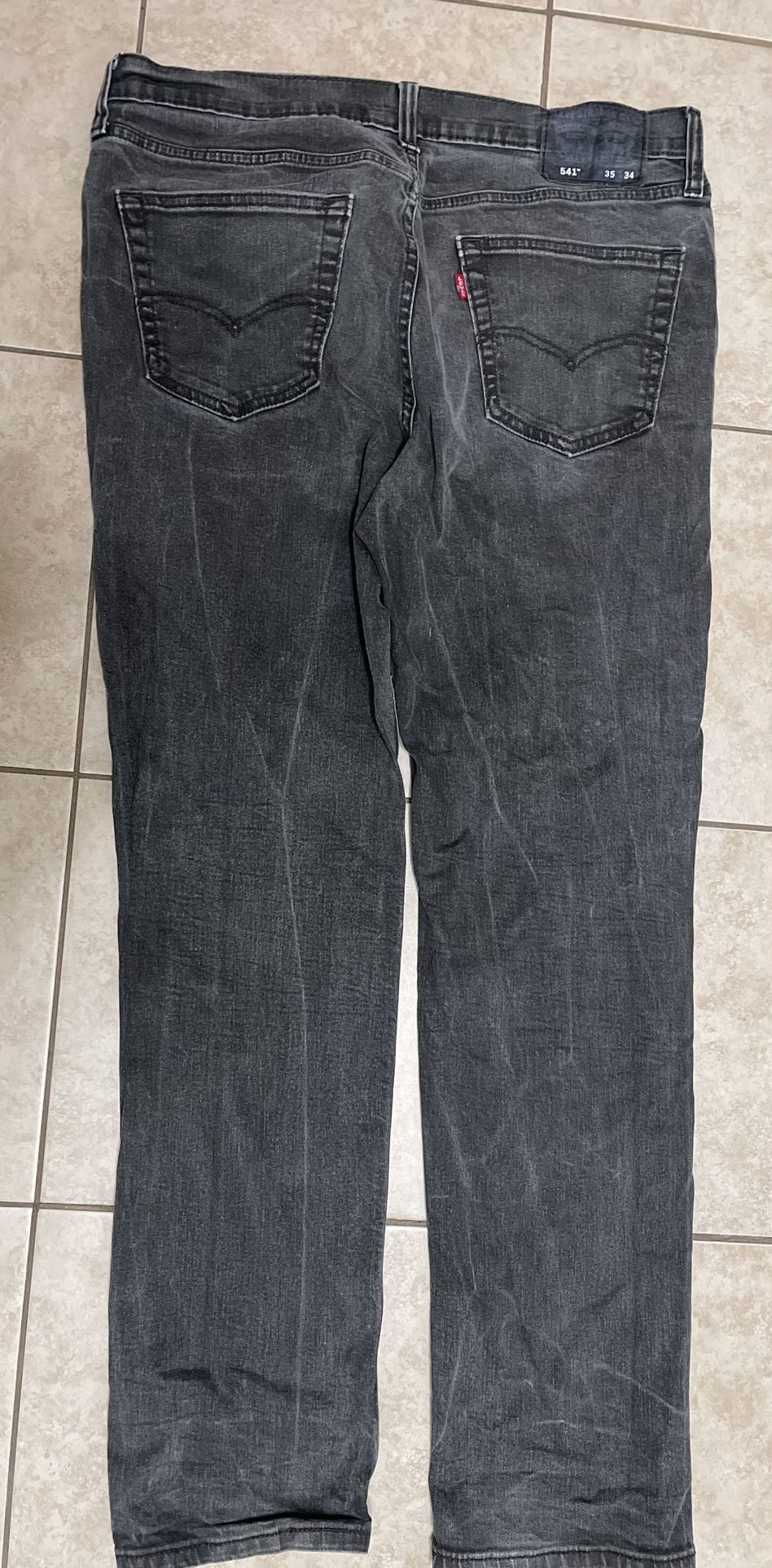 Levis Jeans Mens 541 Black Washed Jeans 