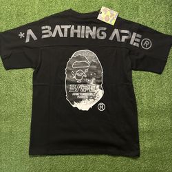 Black bape bathing ape shirt 