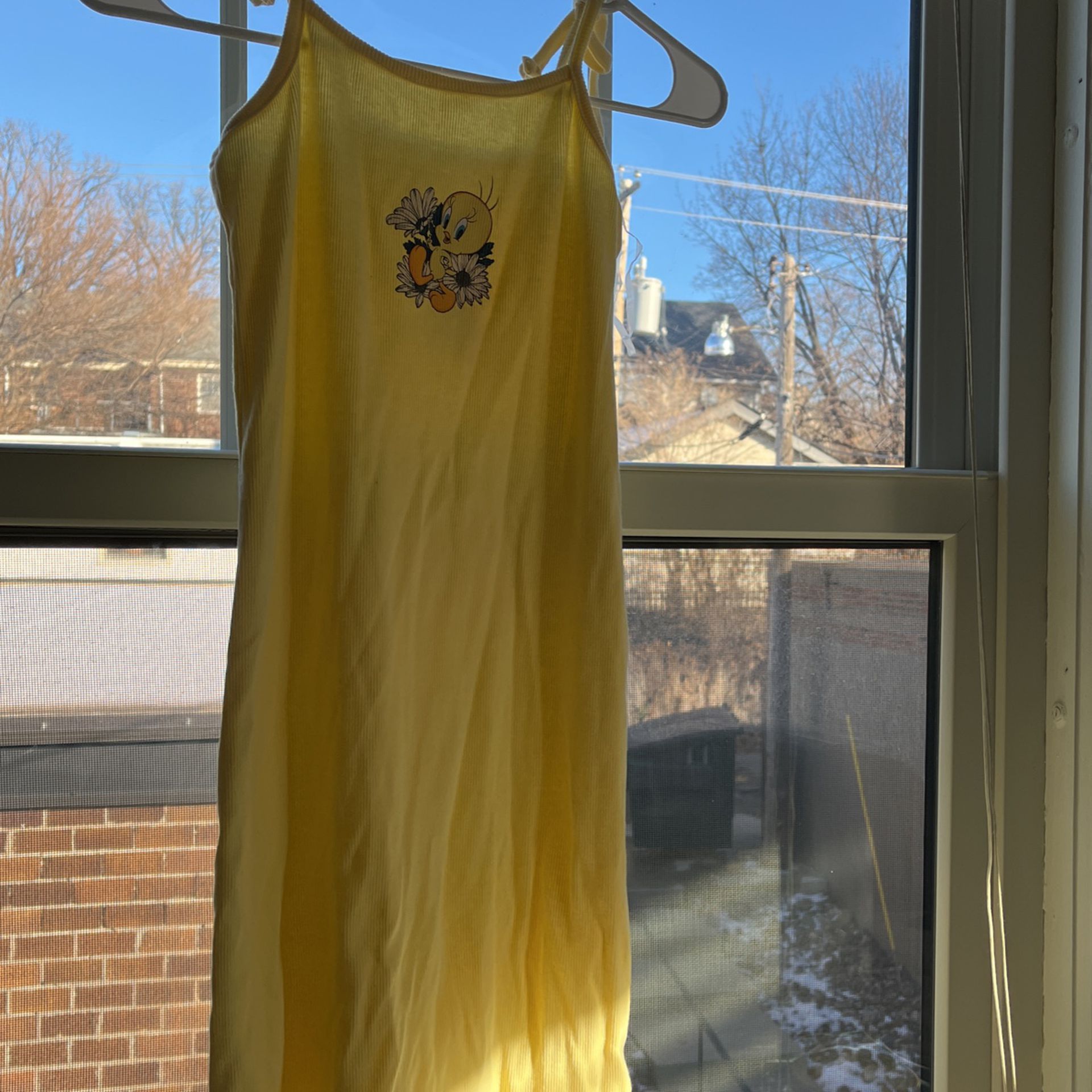 S yellow Tweety Bird dress