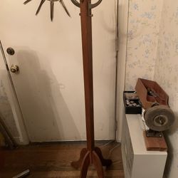 Oak Coat Rack