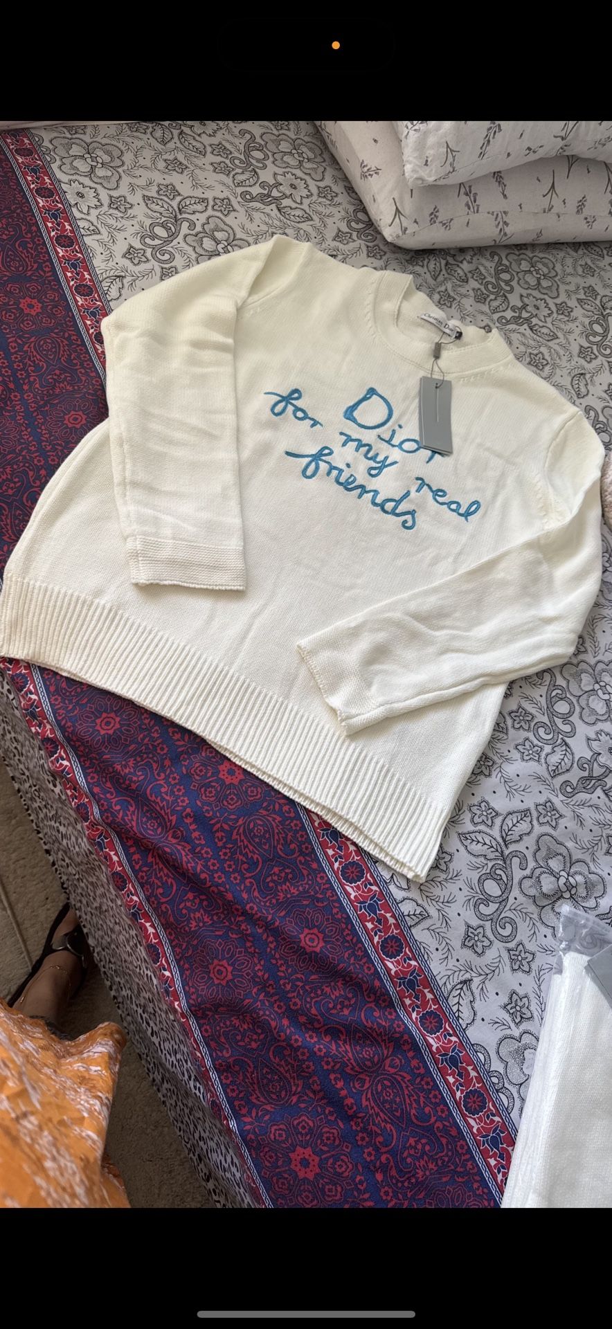 Dior For My Real Friends Sweater Men’s Size Medium 