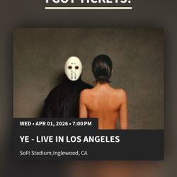 YE Floor Tickets For April 1 