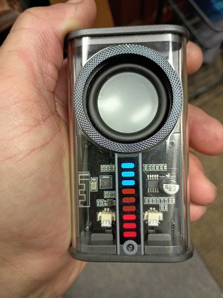 Transparent Kickass Bluetooth Speaker