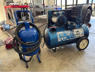 Air Compressor and sand blaster