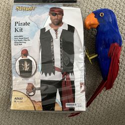 Pirate And Parrot Costume