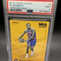RJ Barrett Psa Graded Rookie Card