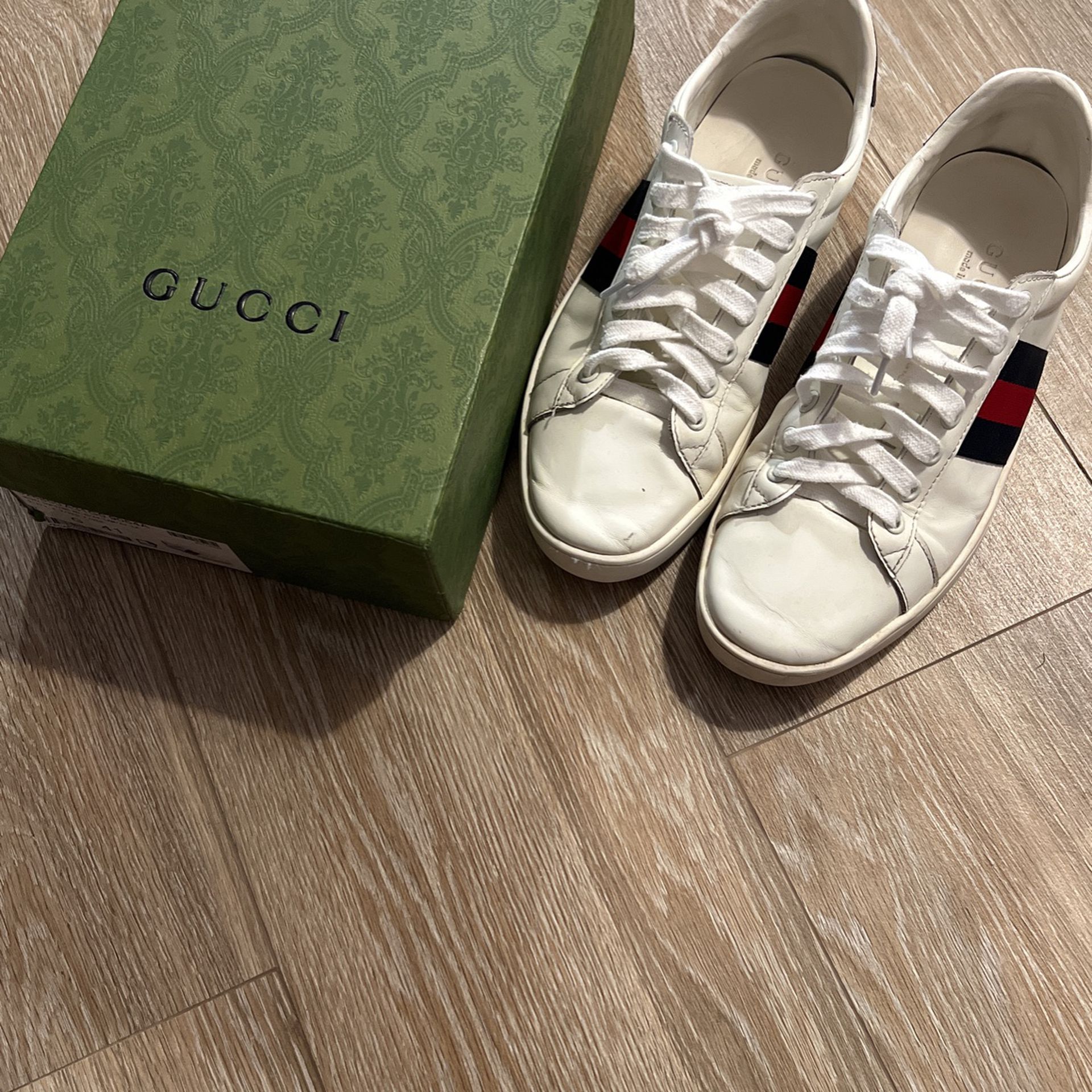 Gucci New Ace Leather shoes Men Size 8