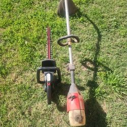 Craftsman's Electric Bushwacker And Craftsman Gas Weed Eater