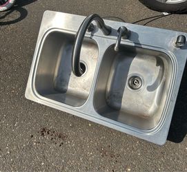 Double Stainless Steel Sink