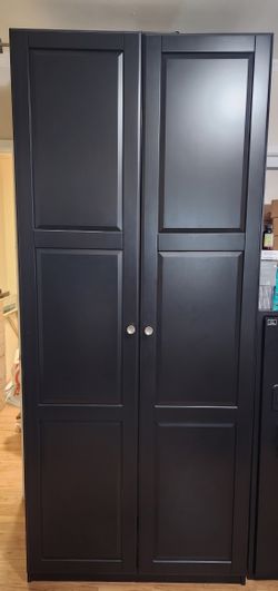 Ikea PAX Wardrobe Closet Black