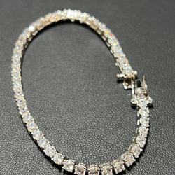 Silver Tennis Bracelet 