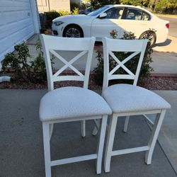 Solid Wood Mid (Counter) Height Stools