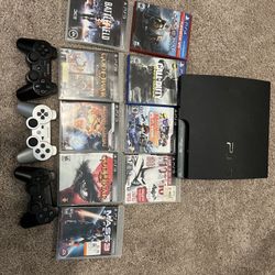 ps3 with 7 games 