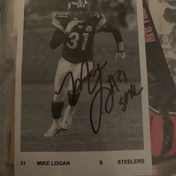 Mike Logan Autograph