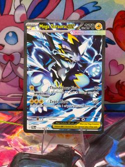 Mega Zeraora EX Special Illustration Rare Card 114/084, Mega Evolution Pitch Black