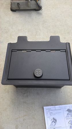 GM Floor Console Lockable Storage Compartment