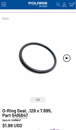 Polaris RZR o-ring seal replacement parts