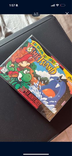 SNES Super Nintendo Super Mario World 2 Yoshis Island