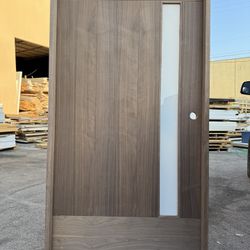 Modern Exterior Wood Door 42 X 80 