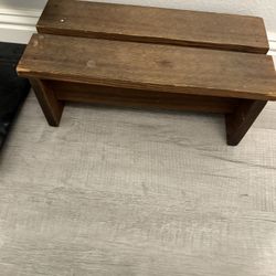 Small Wood Stool