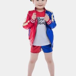 Suicide Squad Harlequin Halloween Costumes For Kids And Adult 