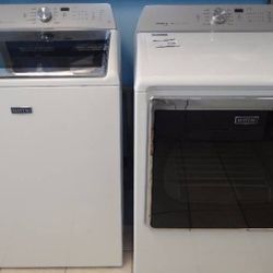 SALE** MAYTAG MEGA SIZE Washer Dryer Set, Delivery Warranty