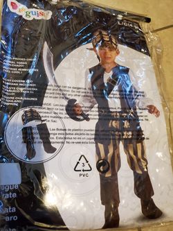 Pirate costume disguise boy halloween
