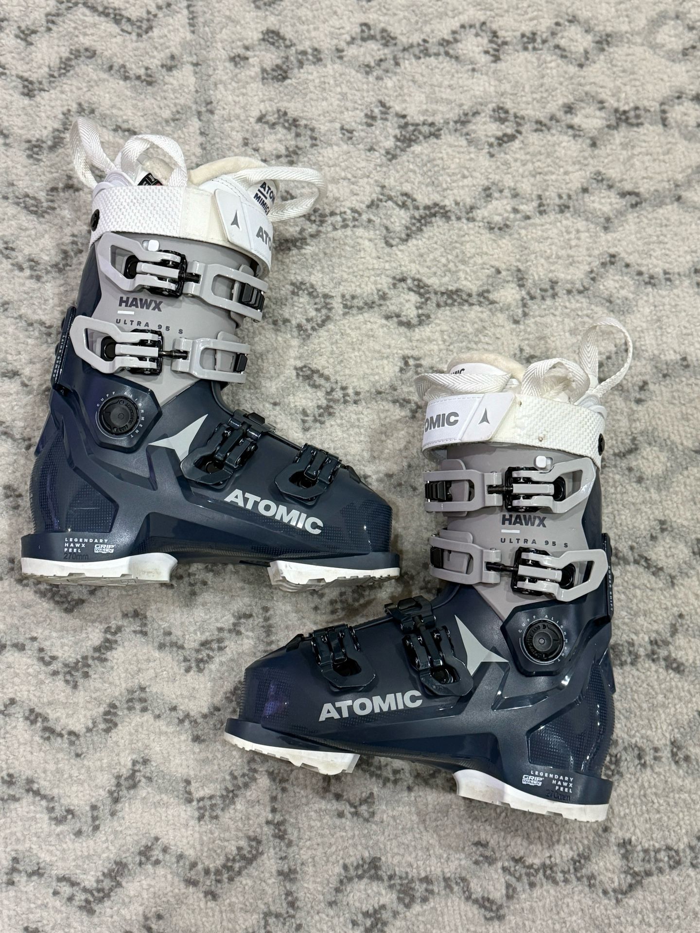 ATOMIC HAWX ULTRA 95 S SKI BOOTS Women’s Ladies Size 23.5 Worn Twice!!