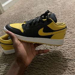 Nike Air Jordan 1 Low Yellow Ochre Black White