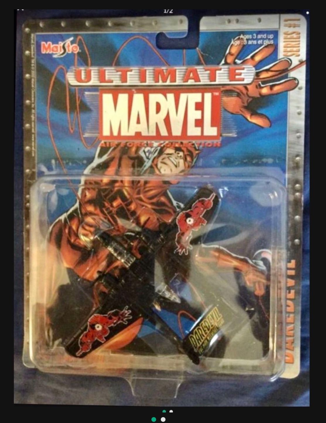 Vintage Ultimate Marvel Air Force Collection Series #1 Dare Devil P-61 Black Widow