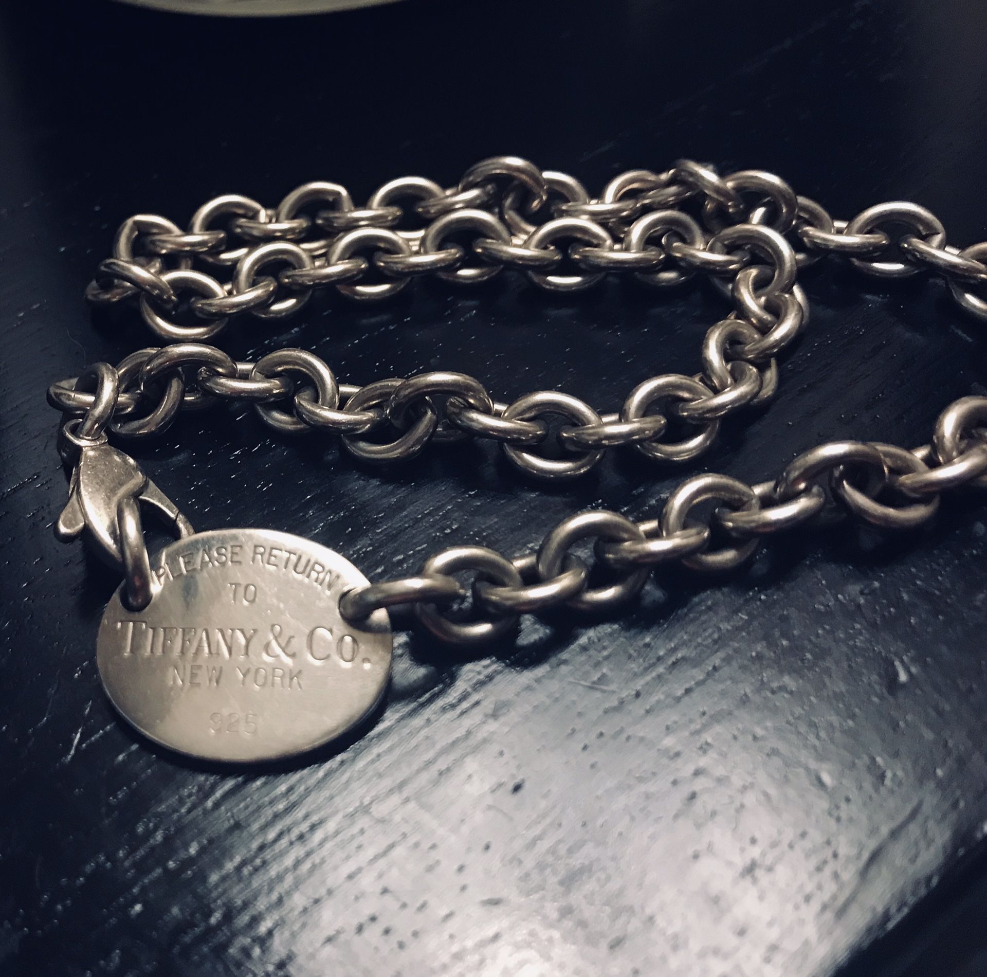 Vintage 925 Please Return to Tiffany and Co choker