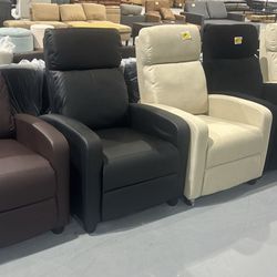 New [Warehouse Sale] Manual  Single Recliner Chair Home Theater Recliner, $95/ea