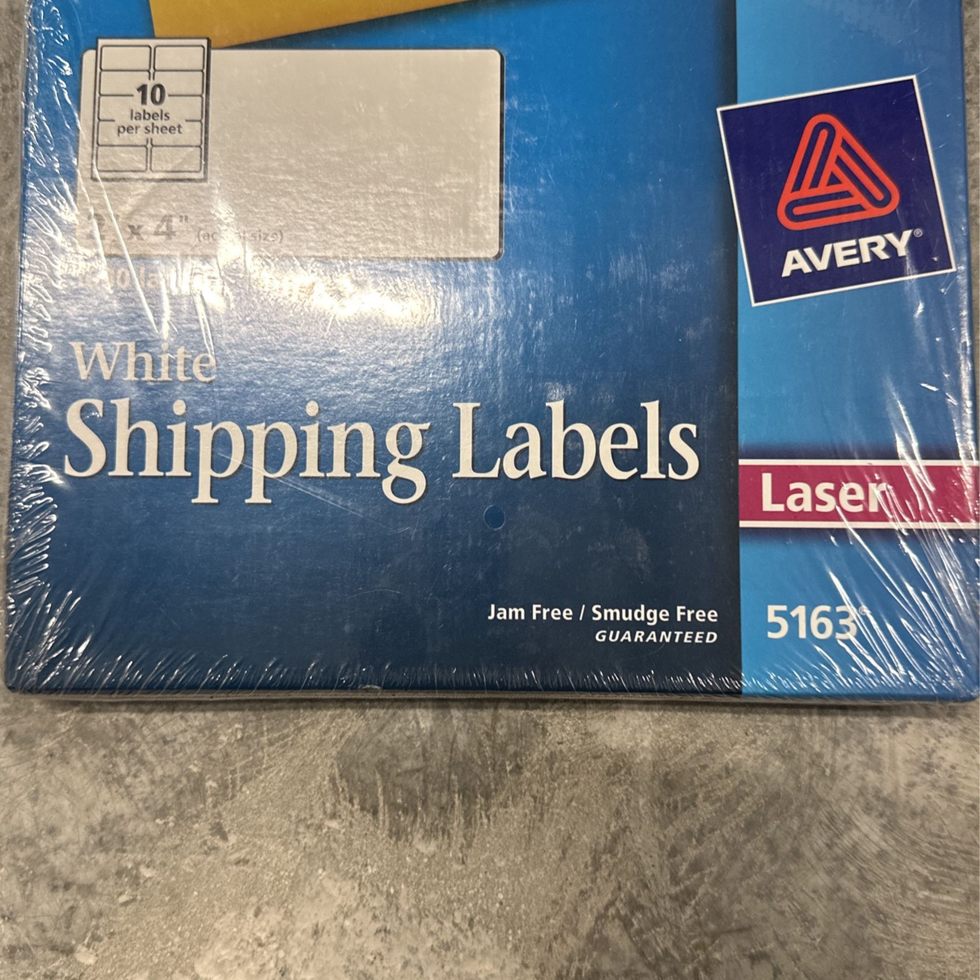 Shipping Labels Avery 5163 Laser Printer Labels