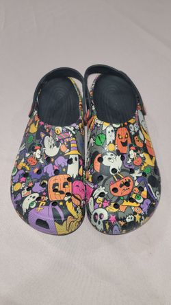 CROCS Men's DISNEY PARKS Happy Halloween 2022 Mickey Minnie M12 / W14 w/Jibbitz price is firm Cash only