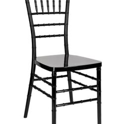 Black Skeleton Steel Chiavari Chair