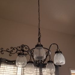 Industrial Rustic Farm Chandelier