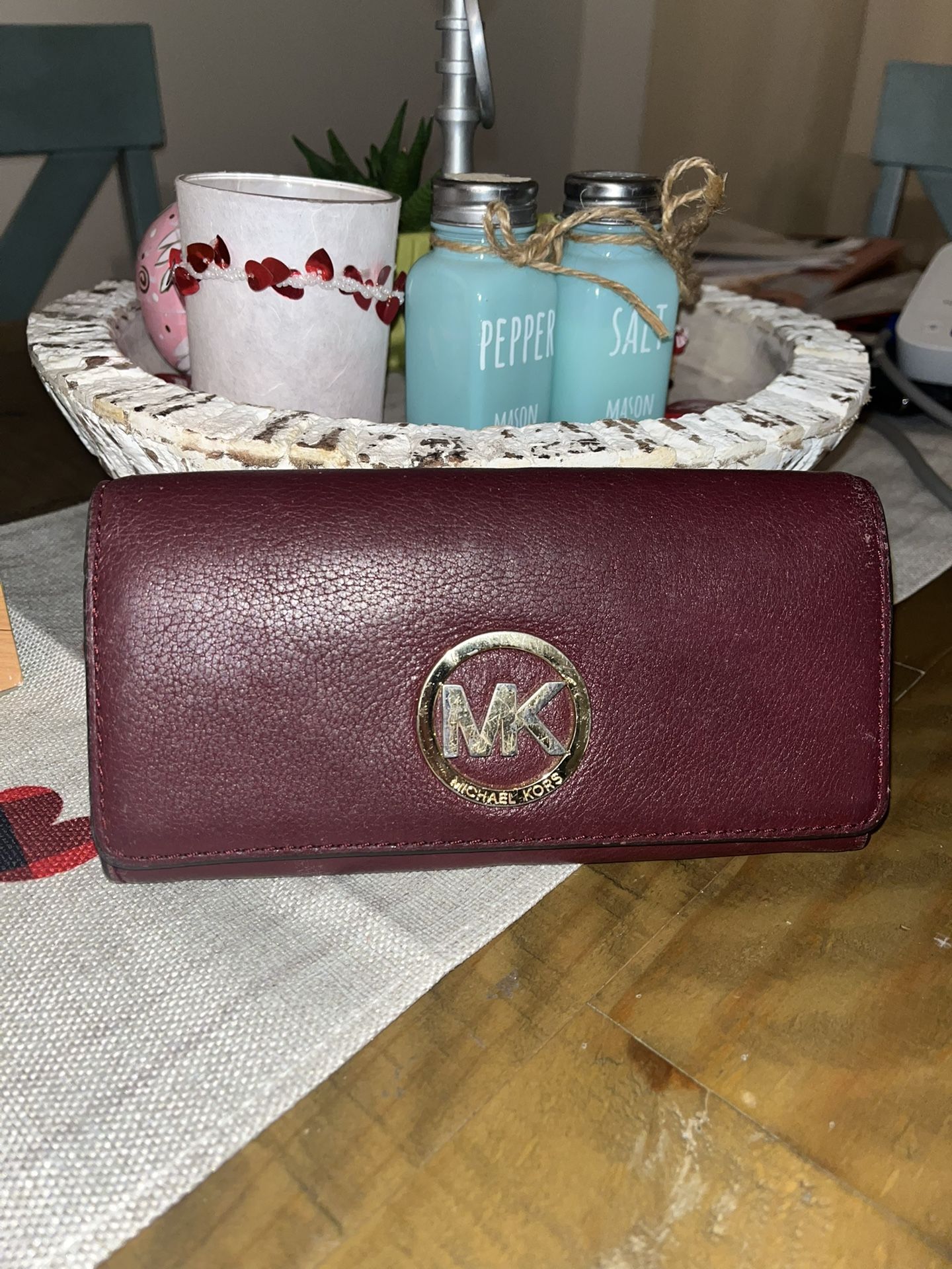Michael Kors Burgundy Wallet