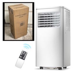 Portable Air Conditioner 8000 BTU – Fast Cooling, Remote Control, Timer, Dehumidifier & Fan – Perfect for Bedroom, Office, or Dorm – New in Box!