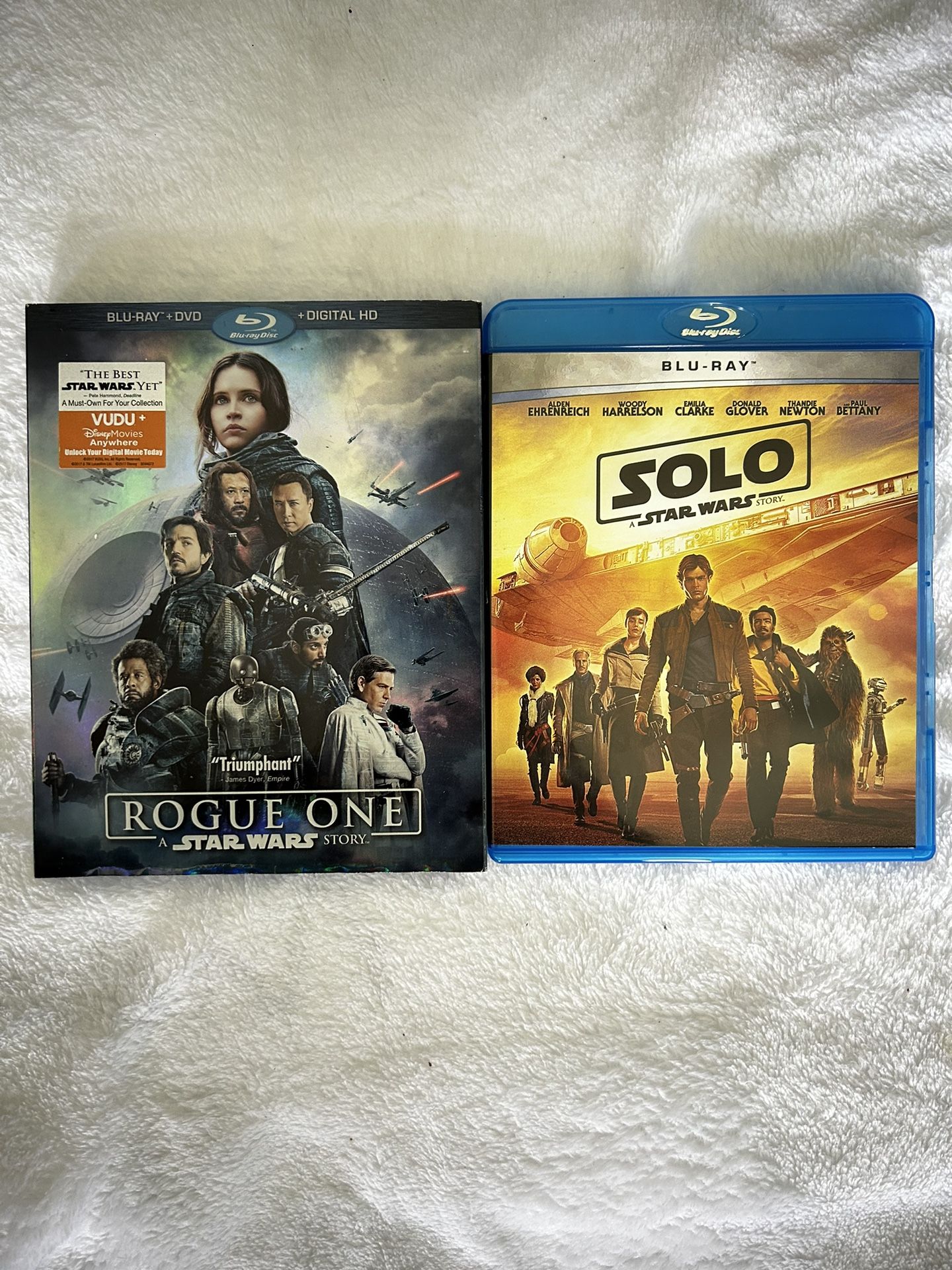 Star Wars Rouge One And Solo