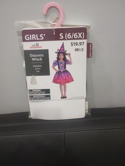 unicorn witch costume for Halloween